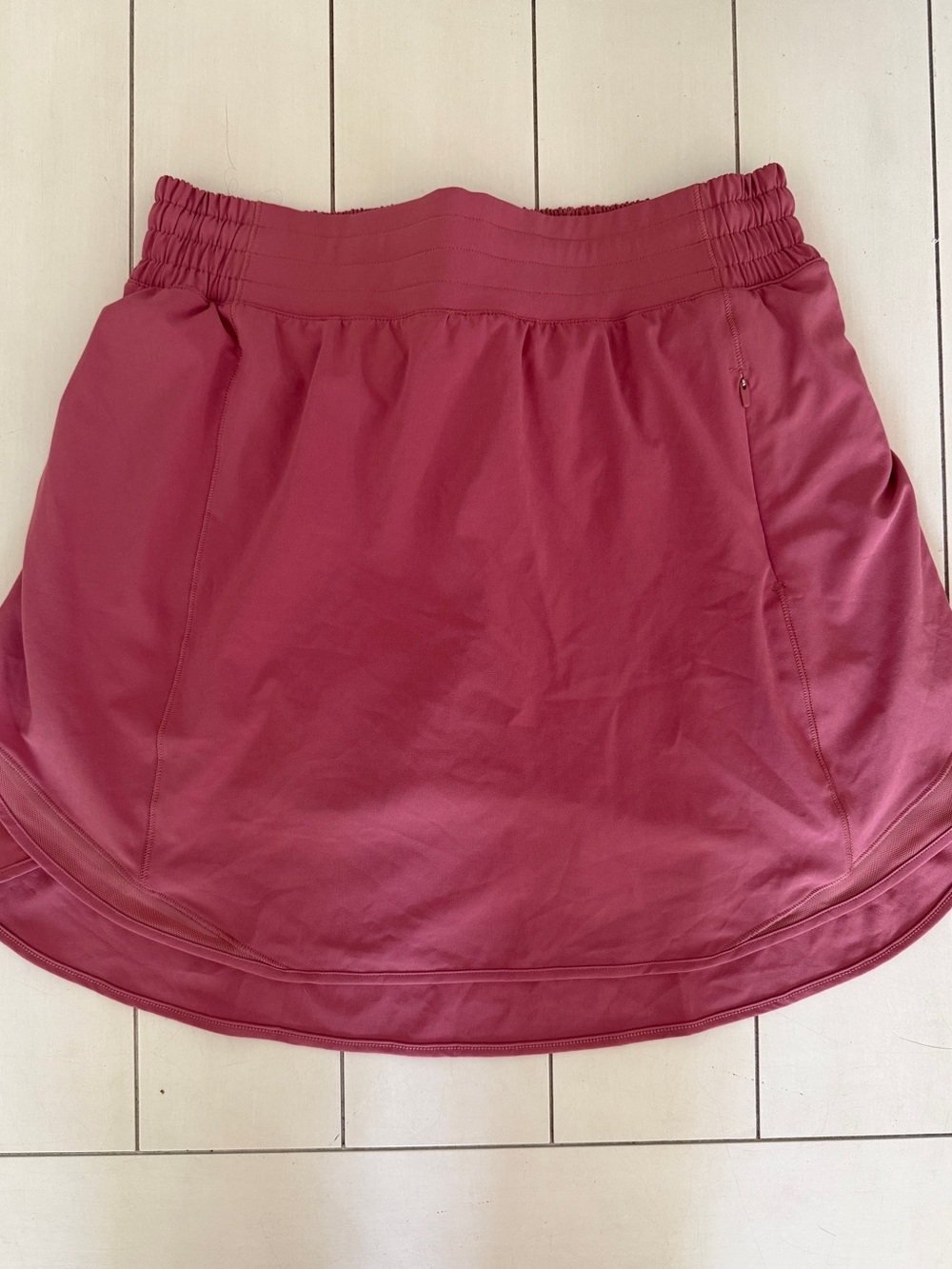 Lululemon Pace Setter Skirt Size 8 Dusty Rose Pink Running Skort